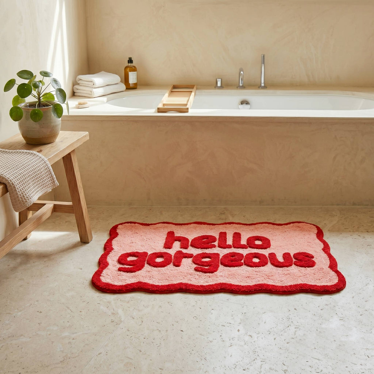 Tapis de bain Hello Gorgeous