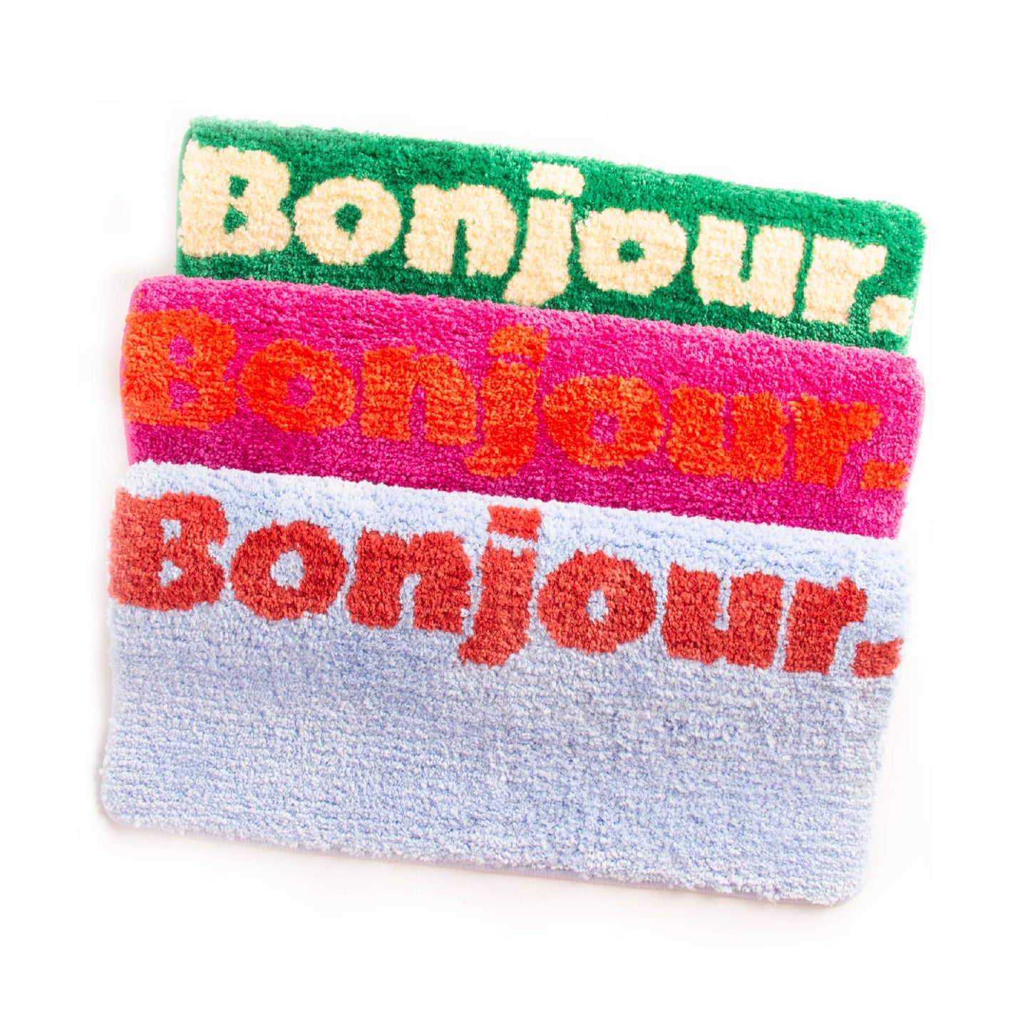 Tapis de bain Bonjour - Rose