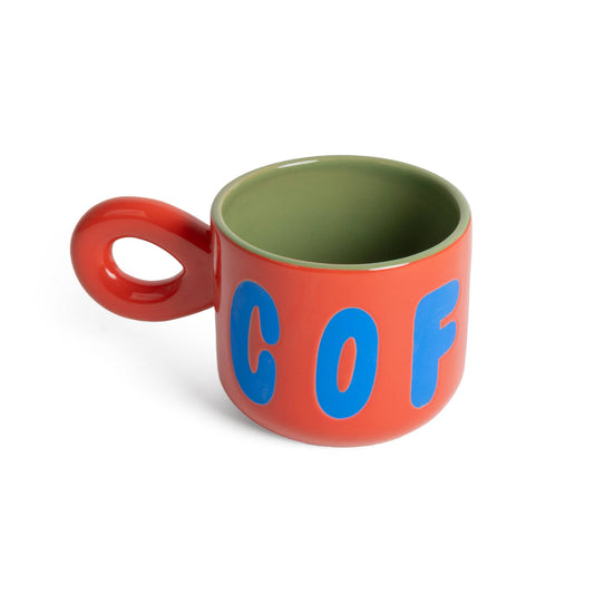 Grand mug COFFEE - Rouge