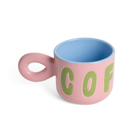 Grand mug COFFEE - Rose