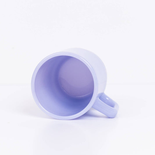 Mug Verre Opalin - Lavande