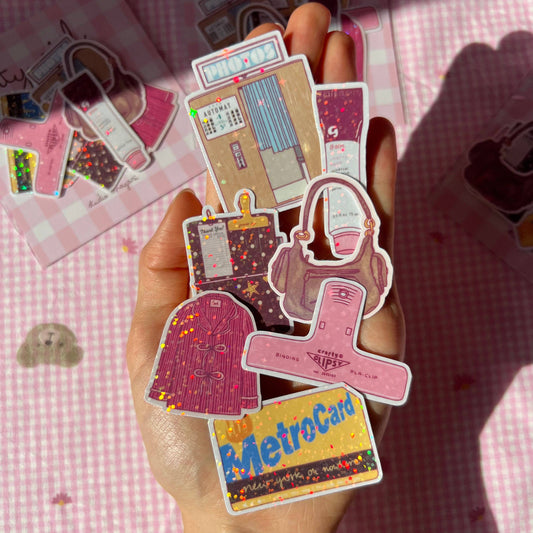 Pack d'autocollants City Girl