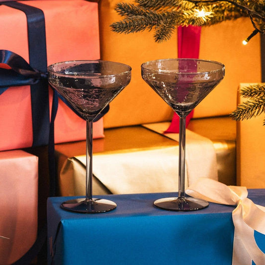 Verre à Cocktail Claude - Lot de 2 - Gris
