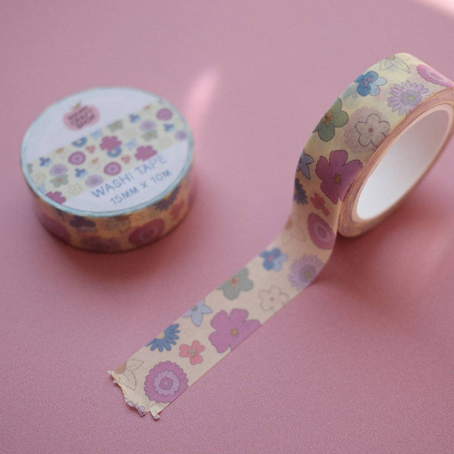 Washi Tape - Motif fleuri