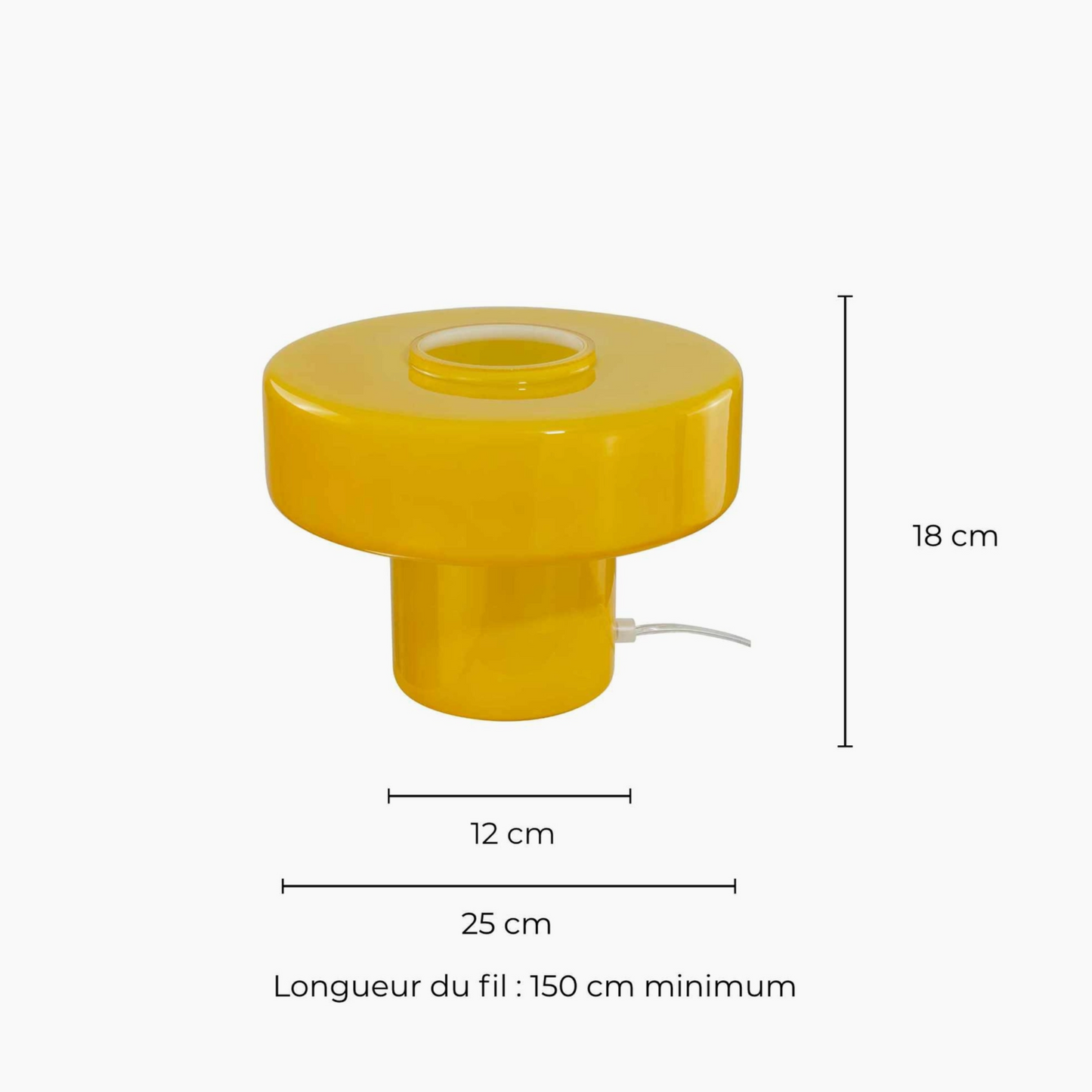 Lampe Rétro - Jaune