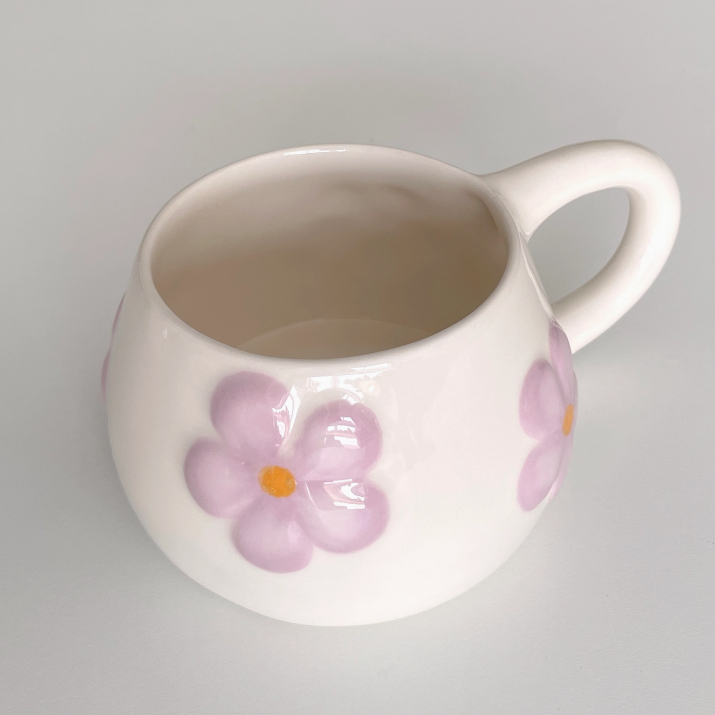 Tasse en céramique artisanale - Blomma Violet