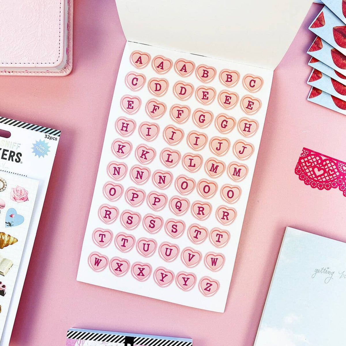 Carnet de Stickers Coquette Junk Journal