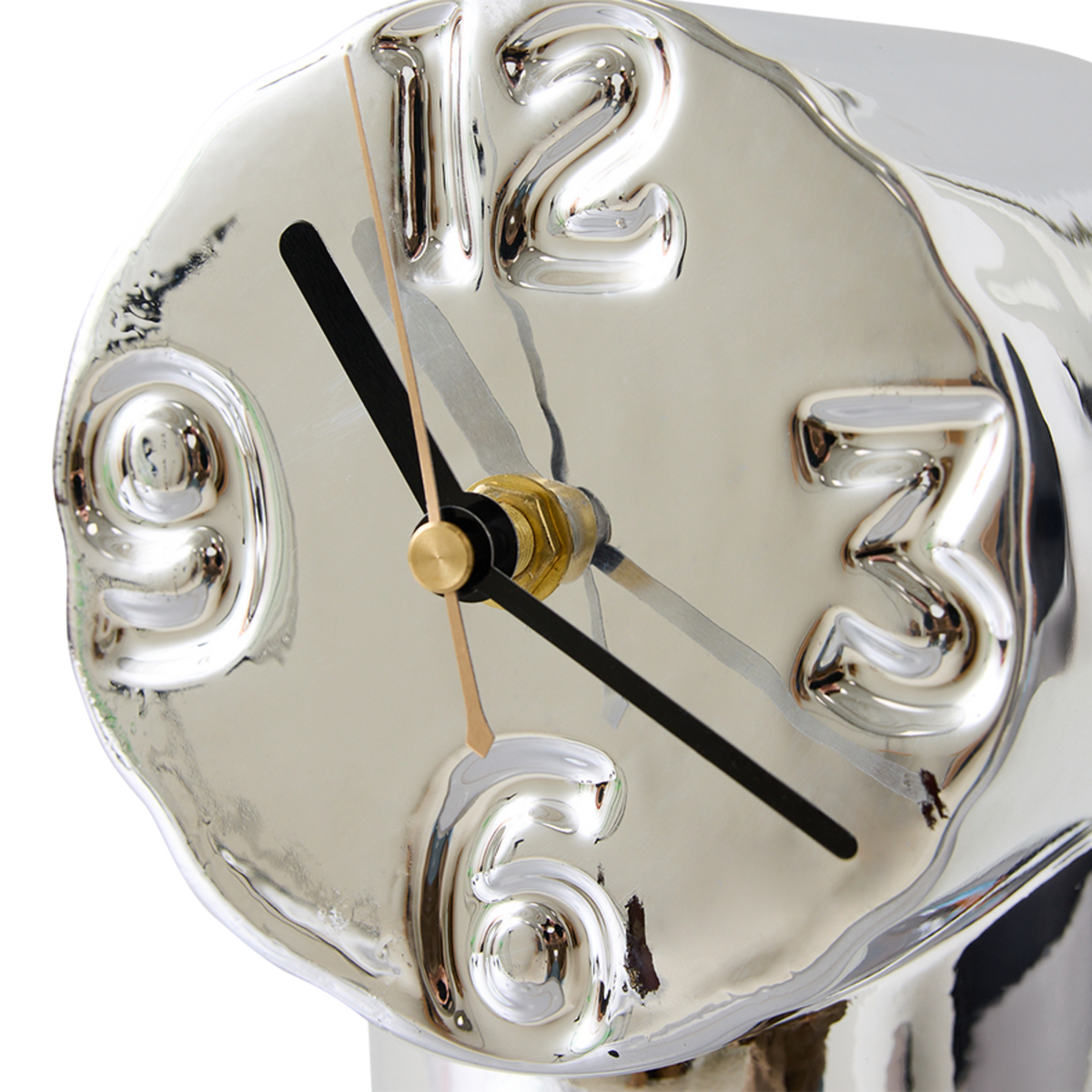 Horloge rétro en céramique - Chrome