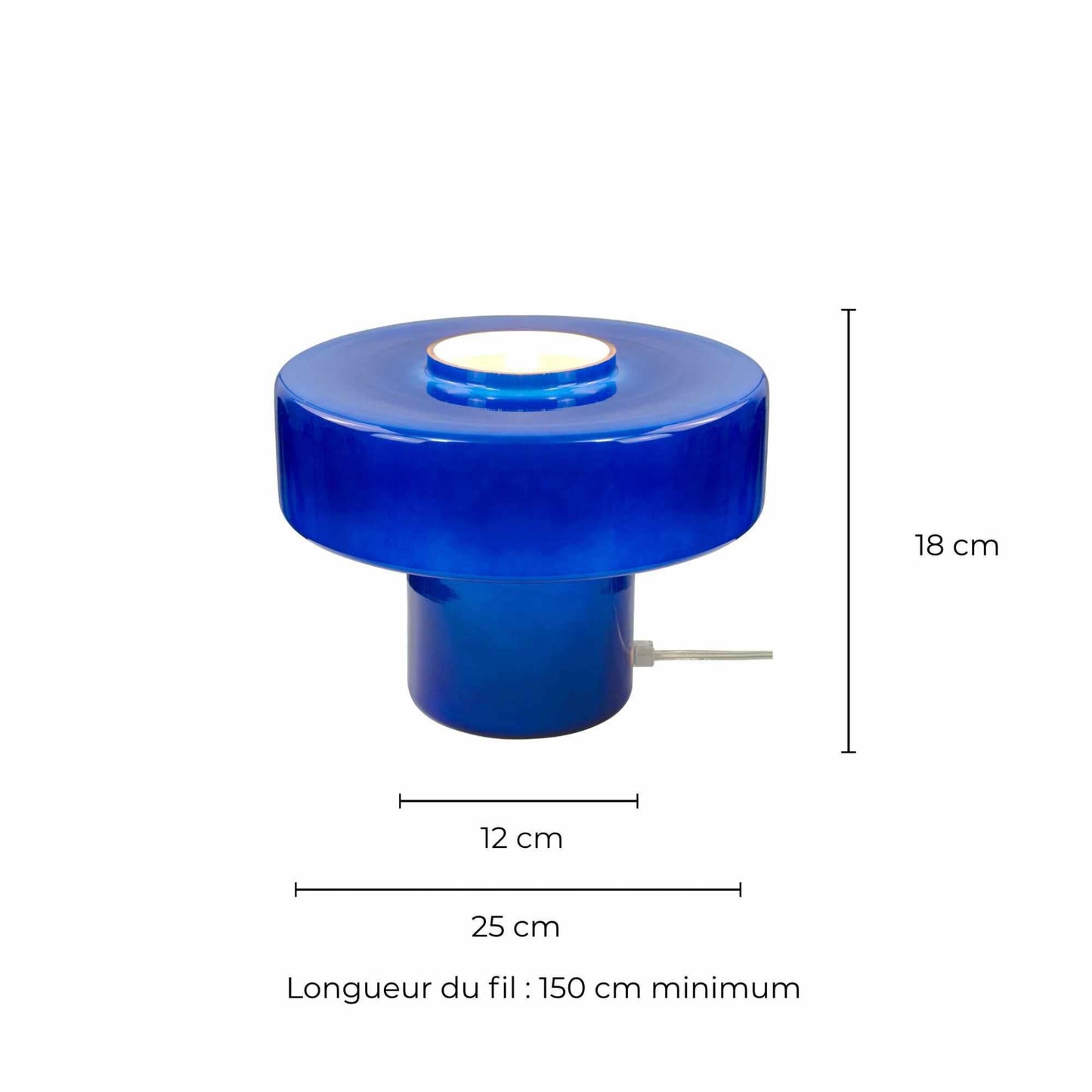 Lampe Rétro - Bleu