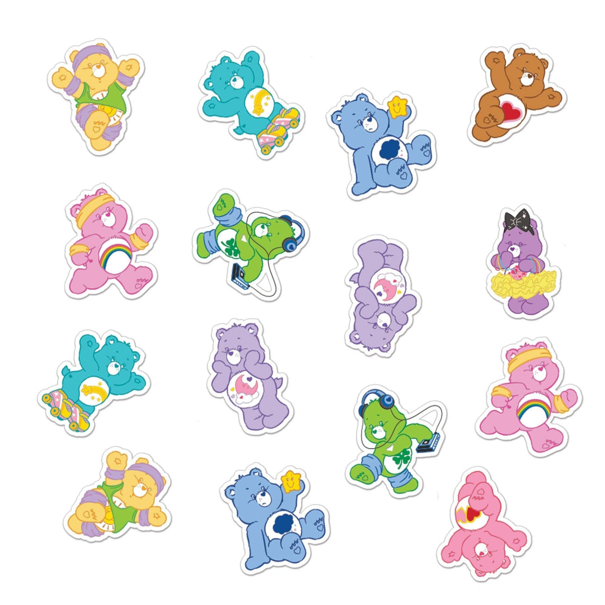 Confettis autocollants - Care Bears Playtime