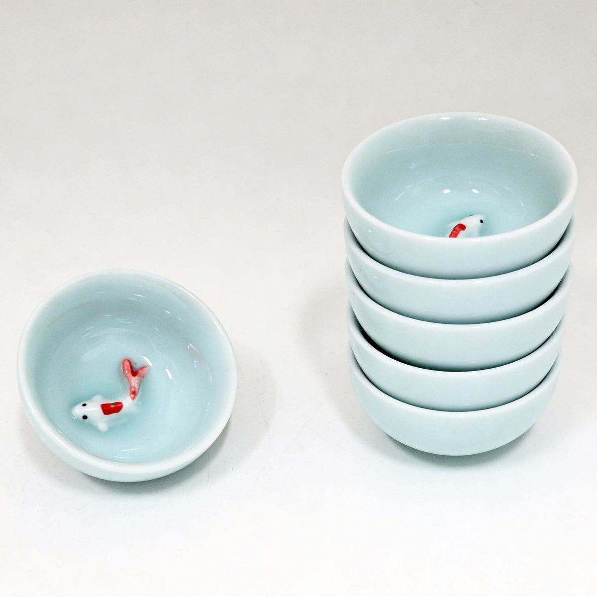 Bol en porcelaine avec motif koi