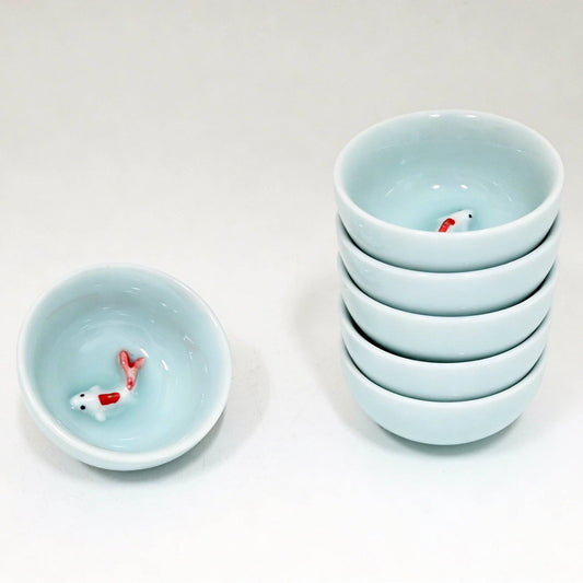 Bol en porcelaine avec motif koi