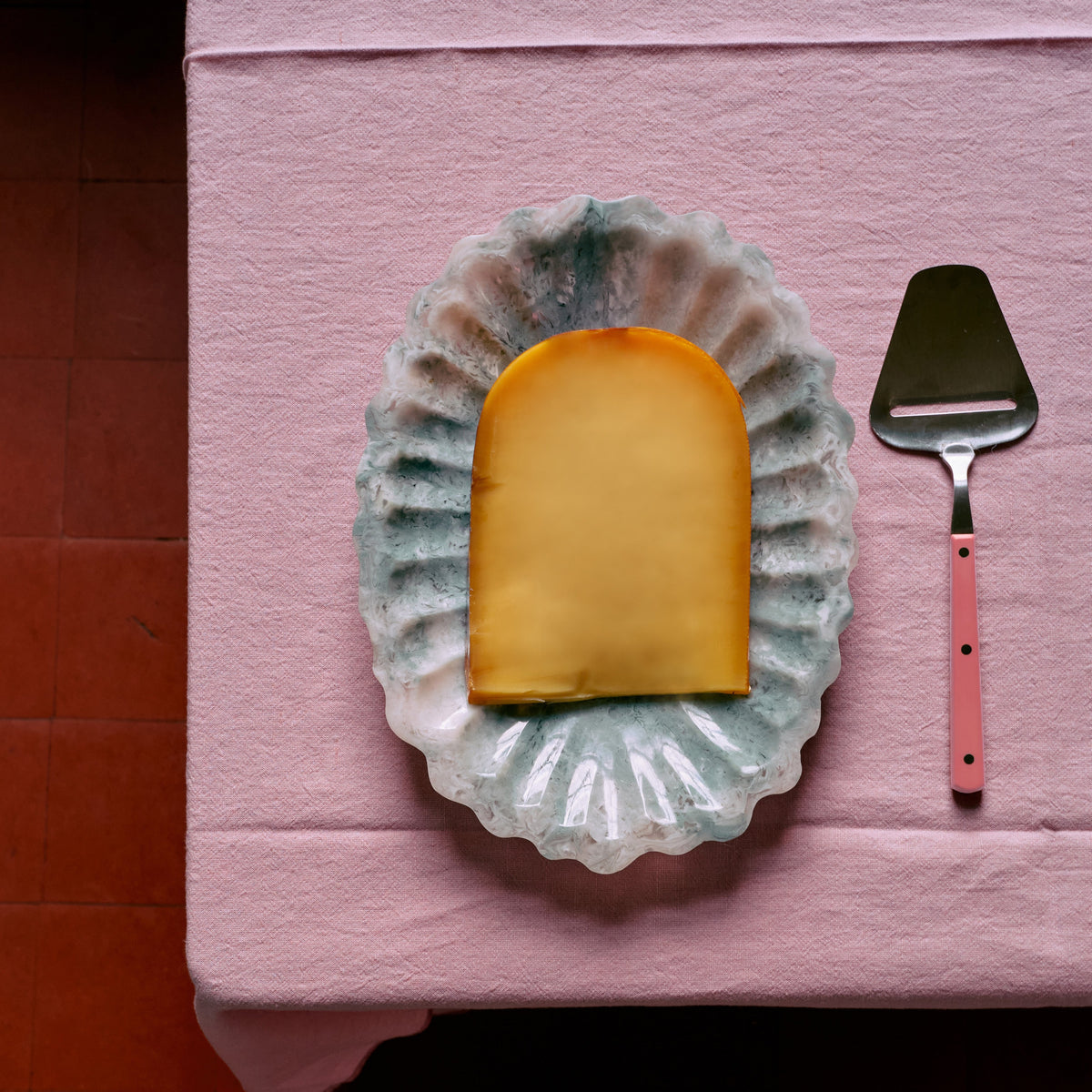 Coupe fromage - Rose