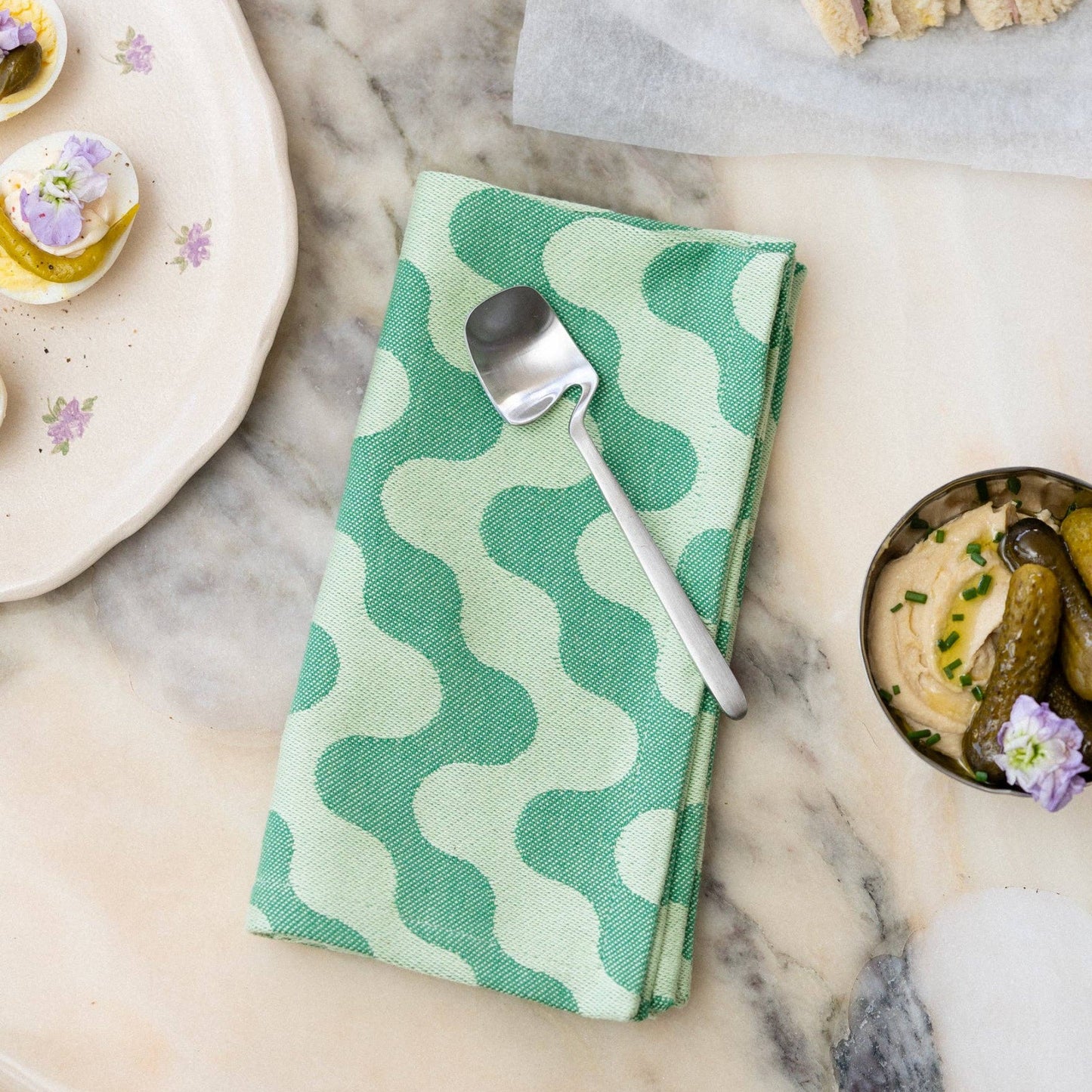 Serviette en tissu - Kale Crush