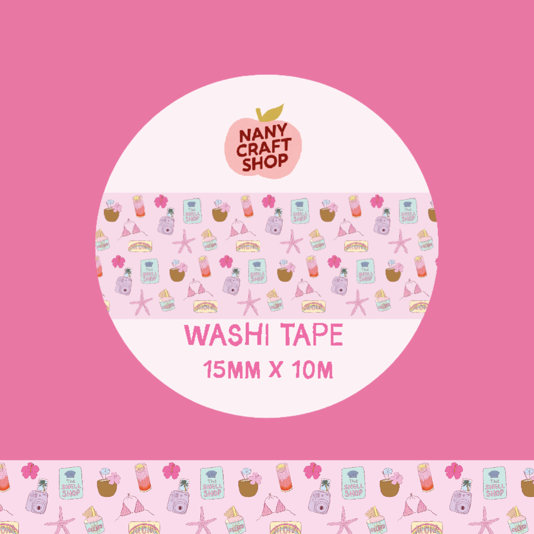 Washi Tape - Tropical summer