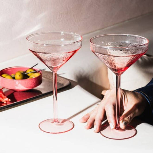 Verre à Cocktail Claude - Lot de 2 - Rose