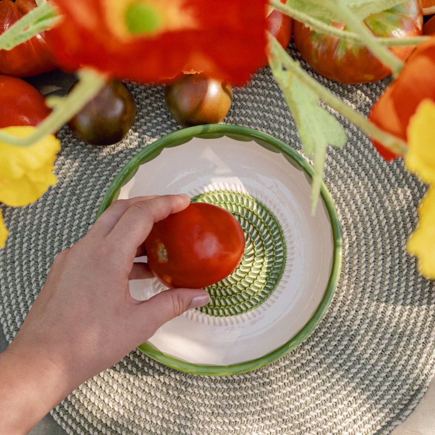 Assiette Râpe en céramique ‑ Moyen modèle