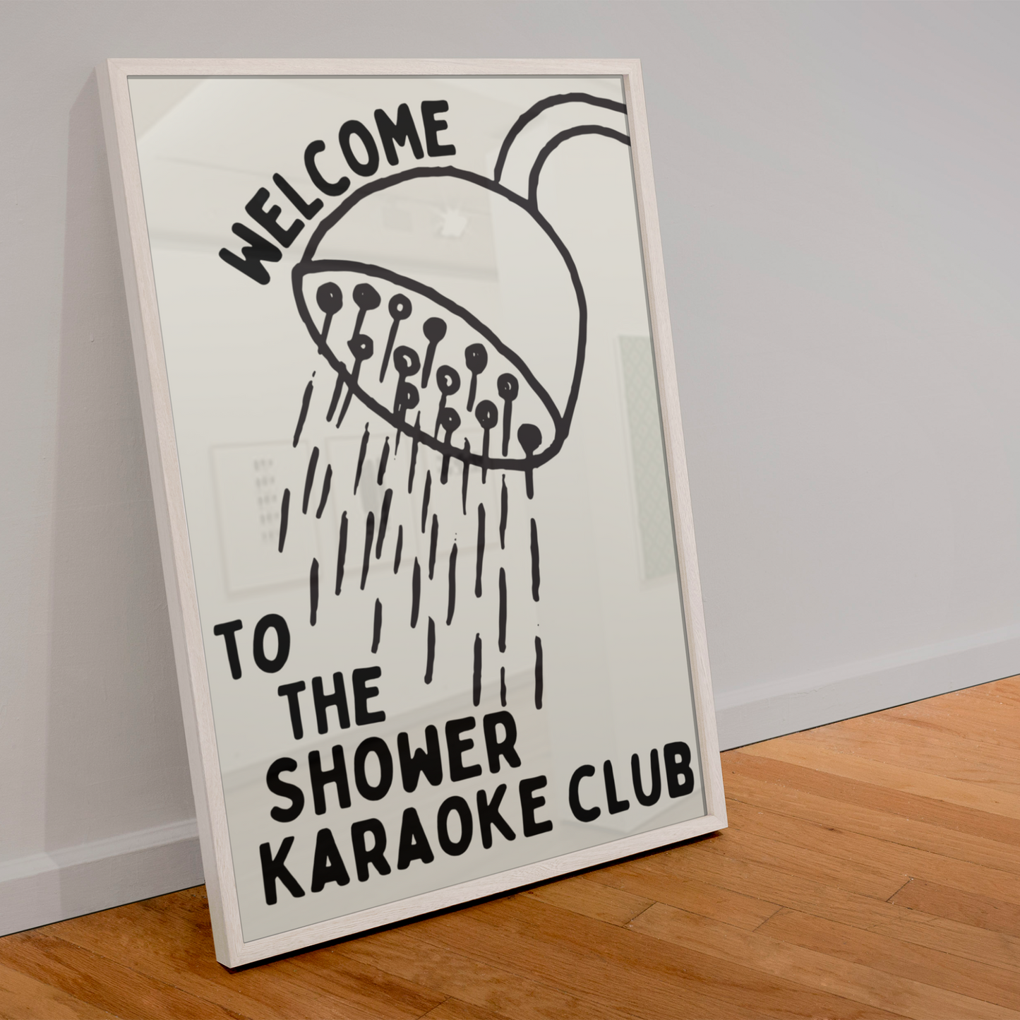 WELCOME TO THE SHOWER KARAOKE CLUB