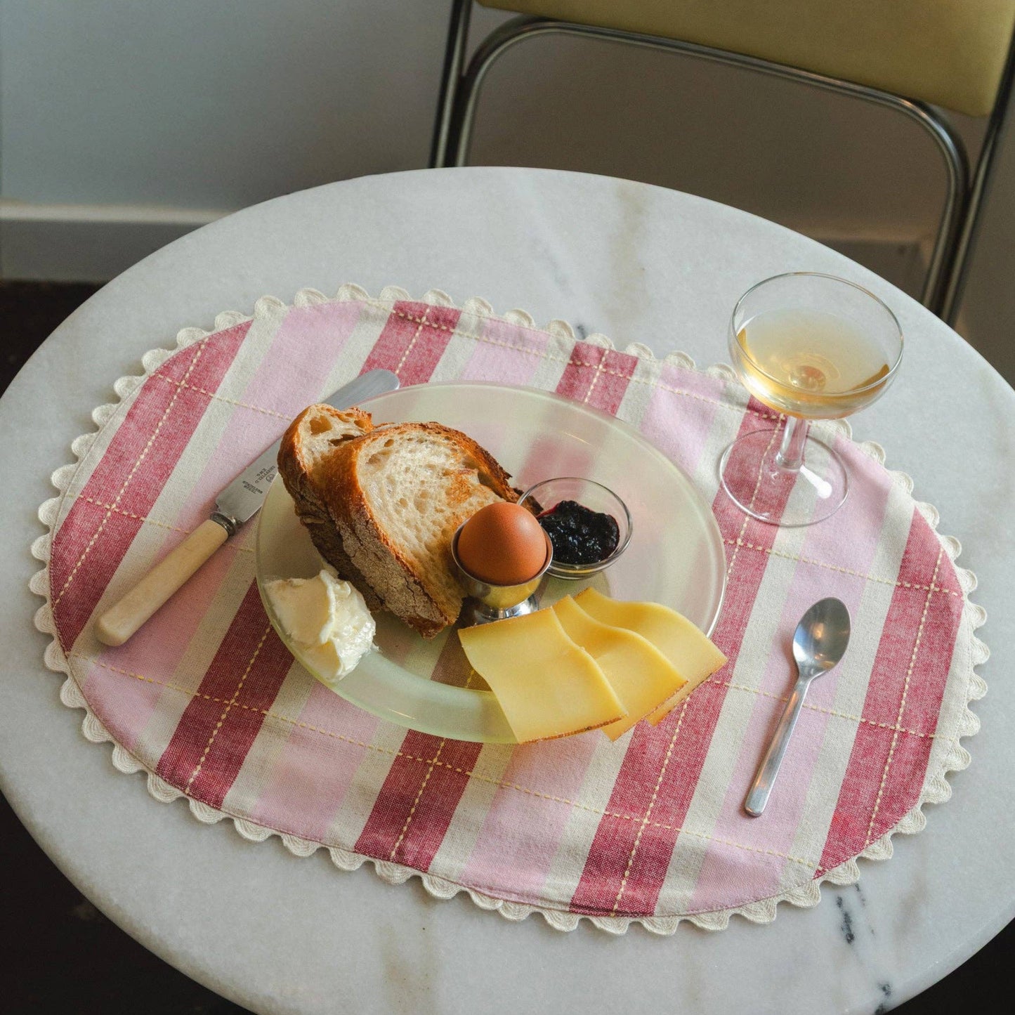 Set de table Biscuit - Rouge/Rose