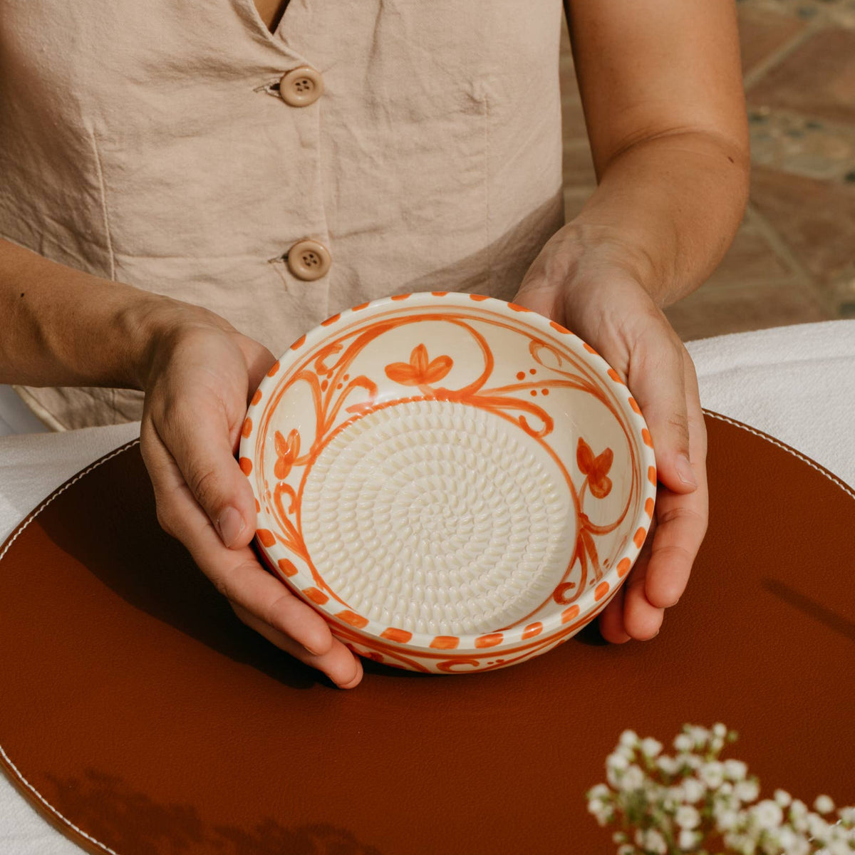 Assiette Râpe en céramique ‑ Moyen modèle