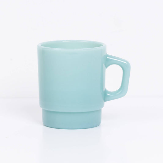Mug Verre Opalin - Vert-de-gris