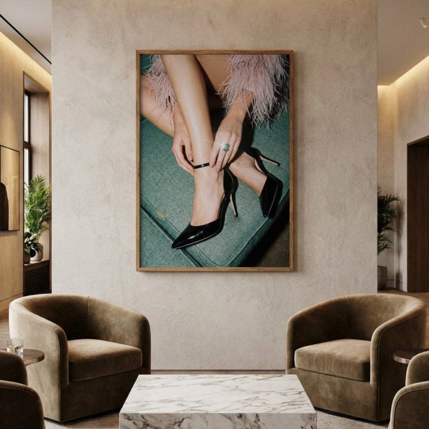 Affiche 50x70 - TALONS AIGUILLES
