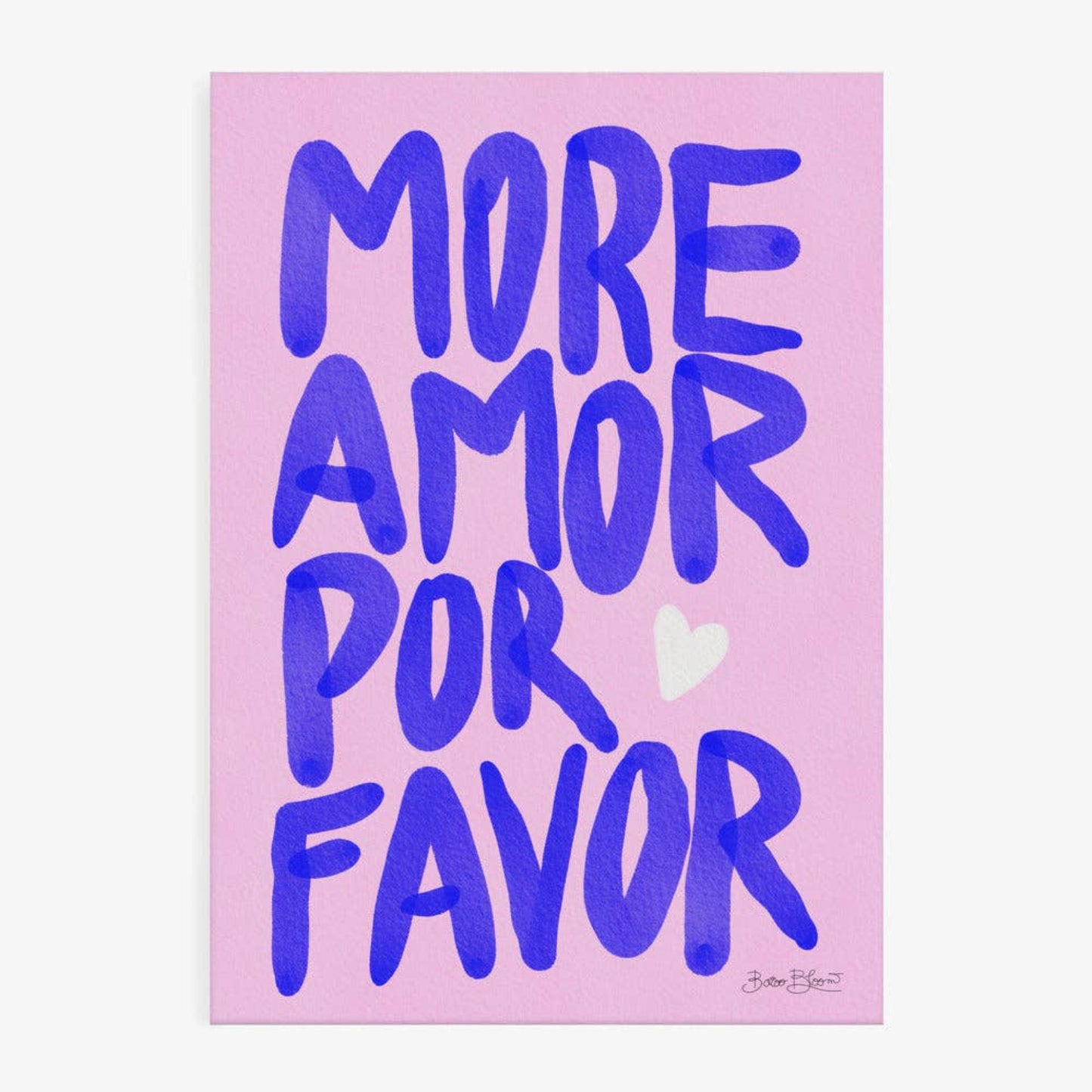 Affiche A3 - MORE AMOR POR FAVOR