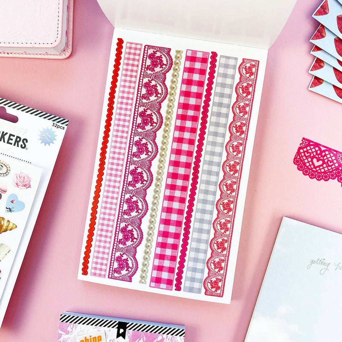 Carnet de Stickers Coquette Junk Journal