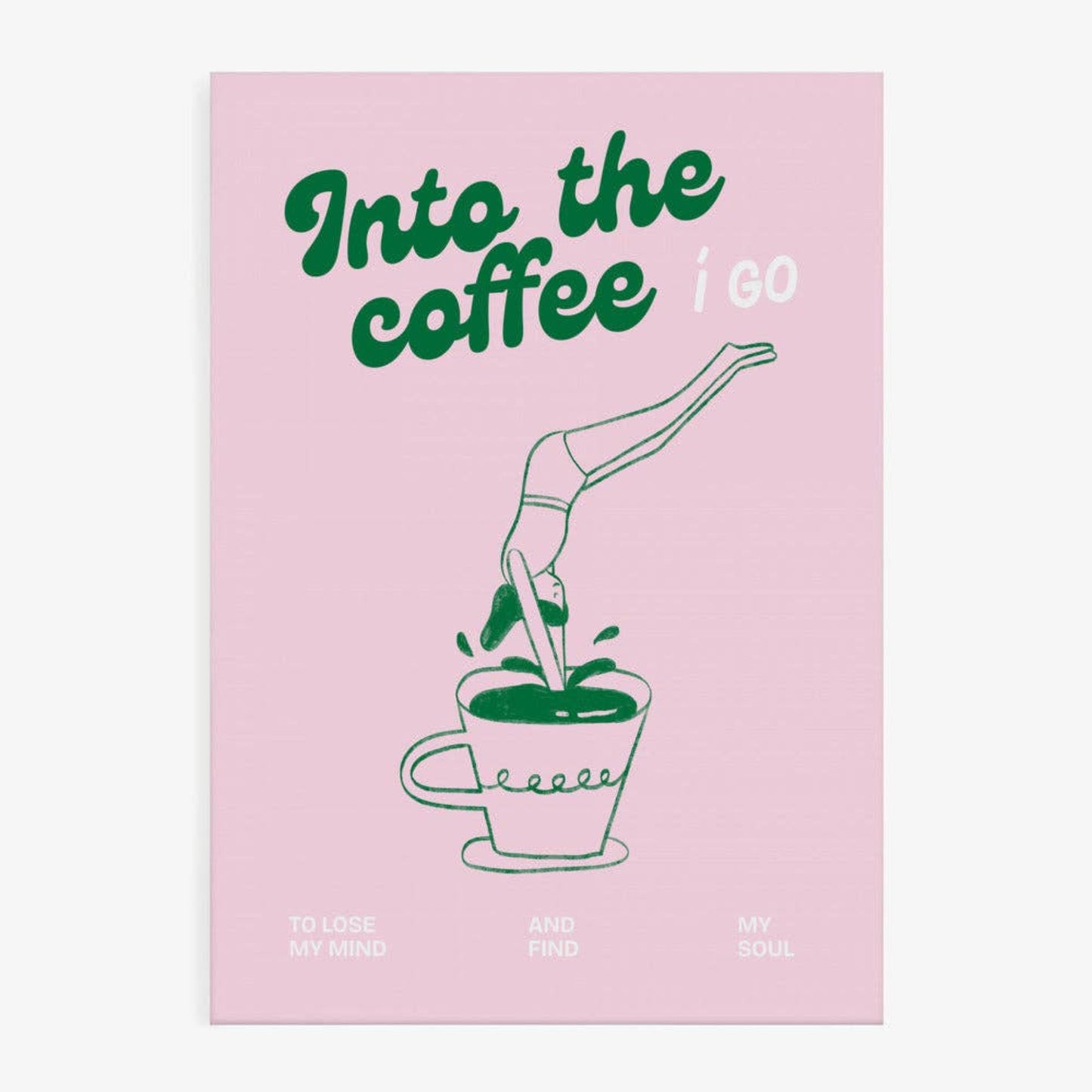 Affiche A3 - Pink Coffee Diver
