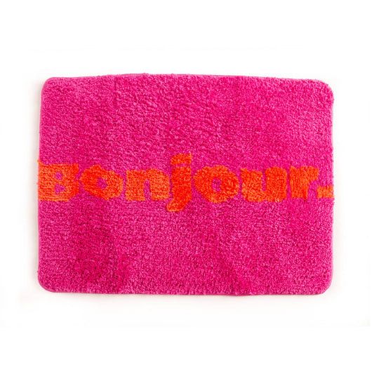 Tapis de bain Bonjour - Rose