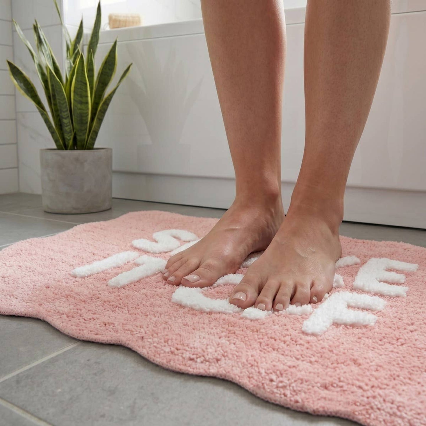 Tapis de Bain Shake It Off - Rose