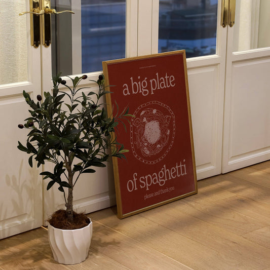 A BIG PLATE OF SPAGHETTI