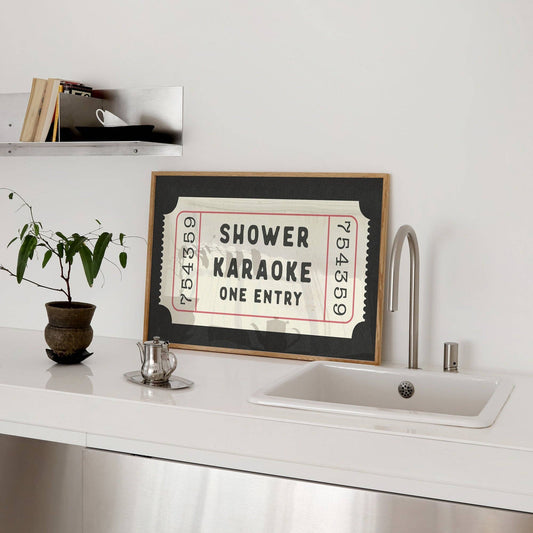 SHOWER KARAOKE BLACK