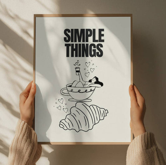 Affiche A3 - SIMPLE THINGS