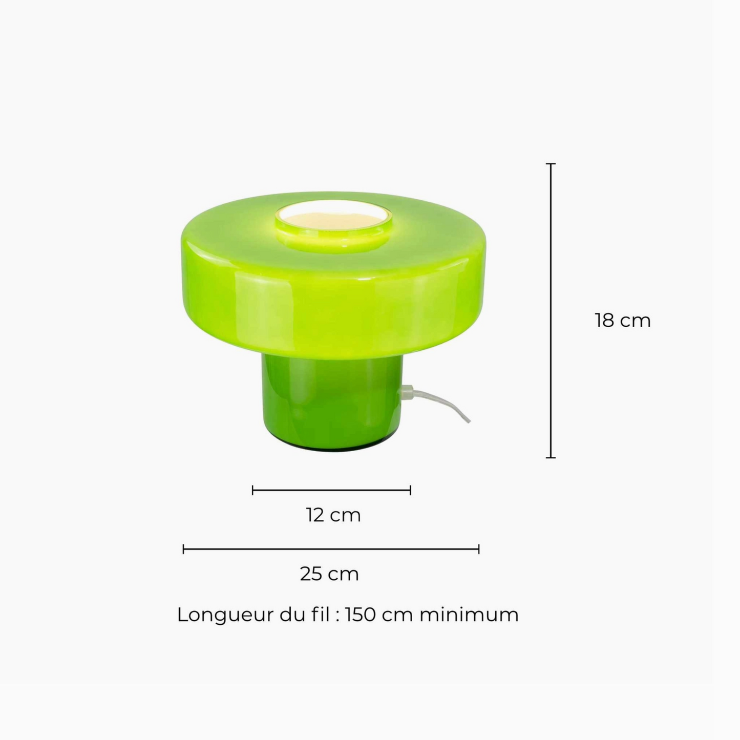 Lampe Rétro - Vert