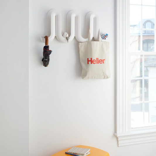 Swell - Porte-manteau mural et vide-poches