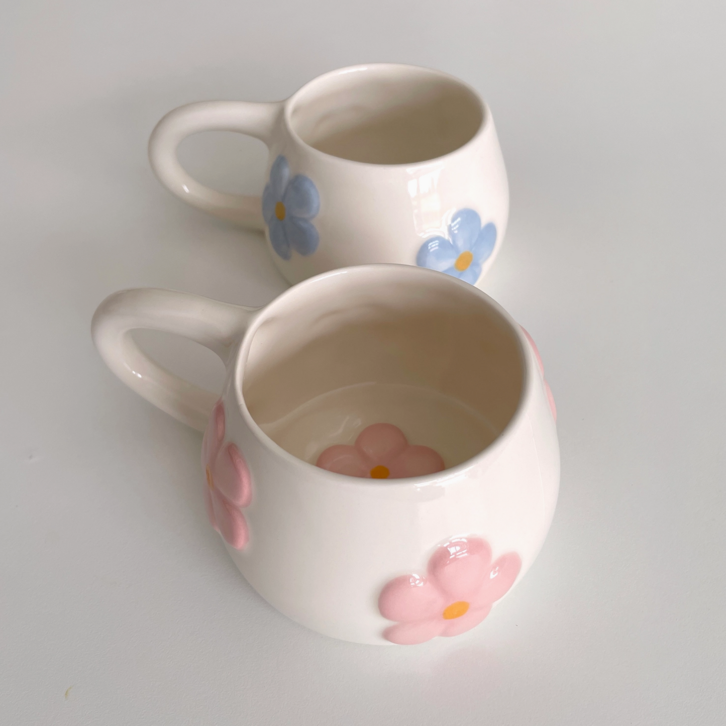 Tasse en céramique artisanale - Blomma Rose