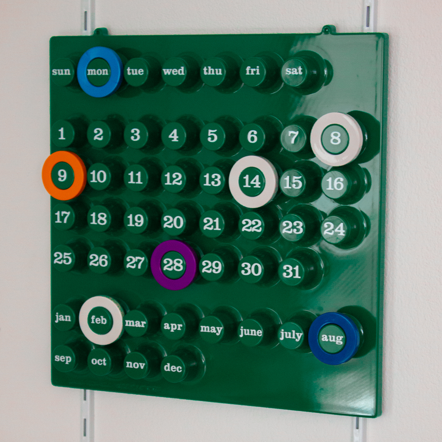 Calendrier Perpétuel Ring a Date - Vert