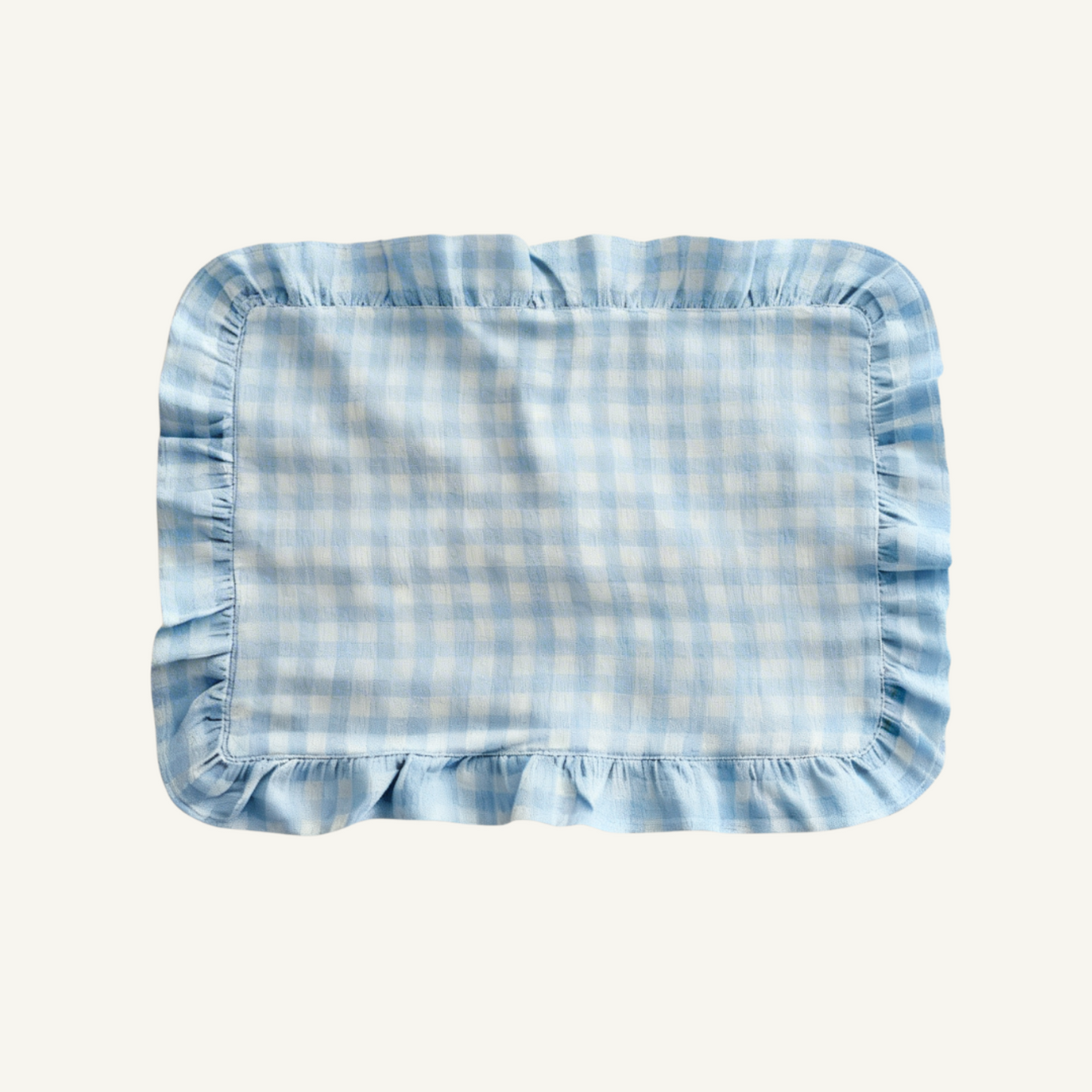 Set de table vichy - Bleu clair