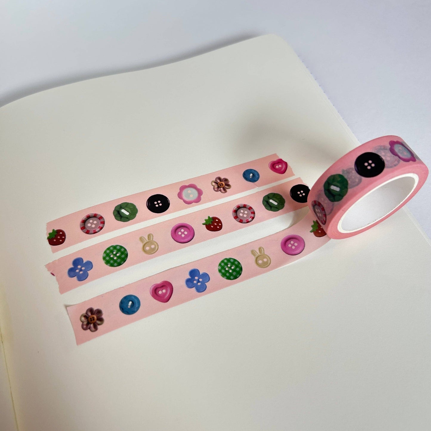 Washi Tape - Boutons