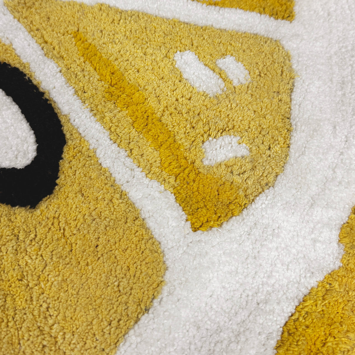 Tapis de Bain Demi-Cercle Citron