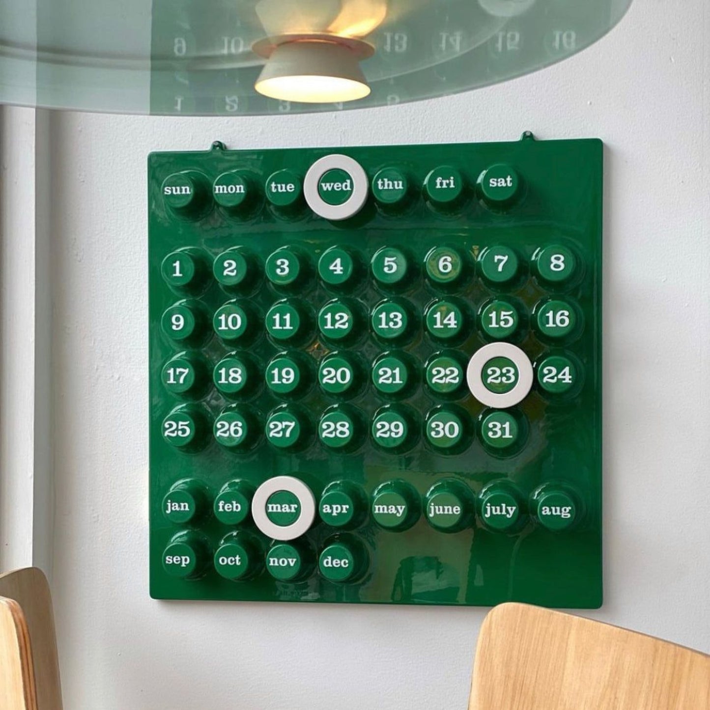 Calendrier Perpétuel Ring a Date - Vert