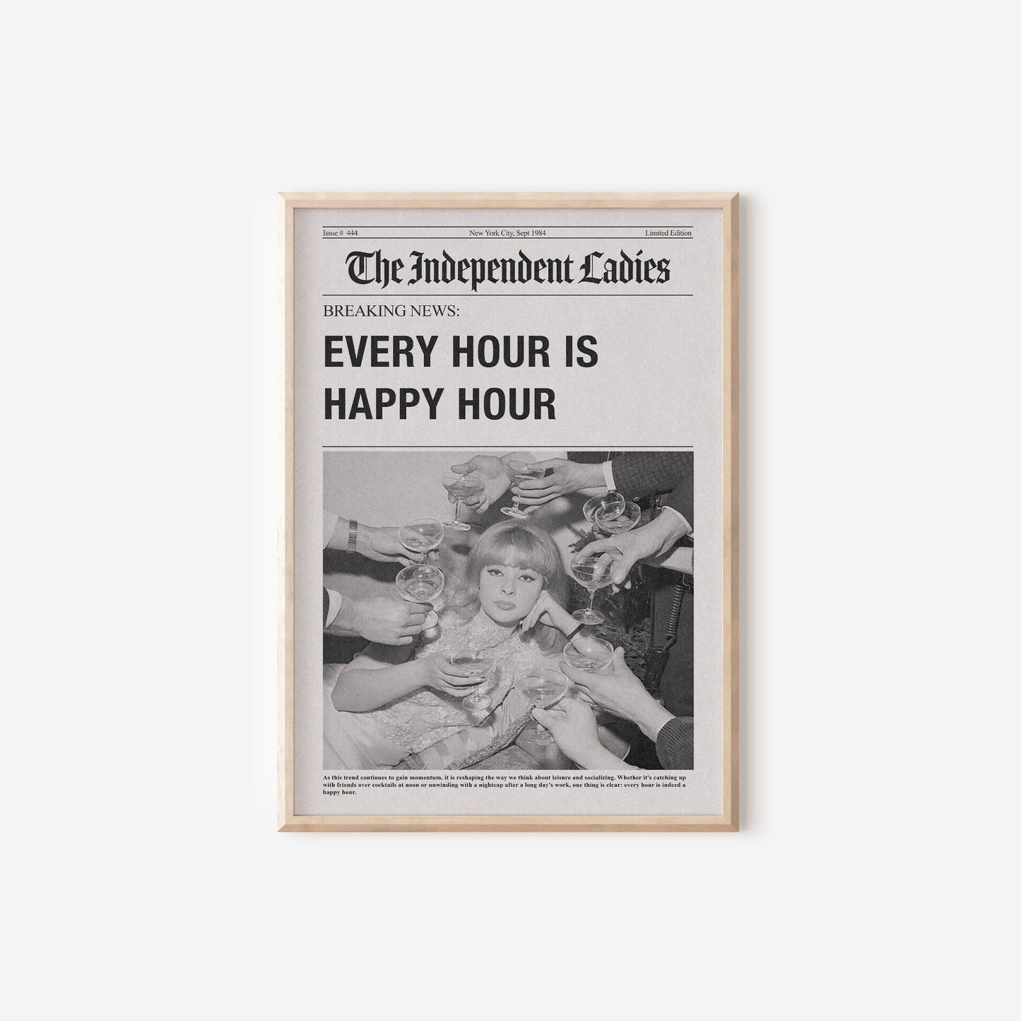 EVERY HOUR IS HAPPY HOUR