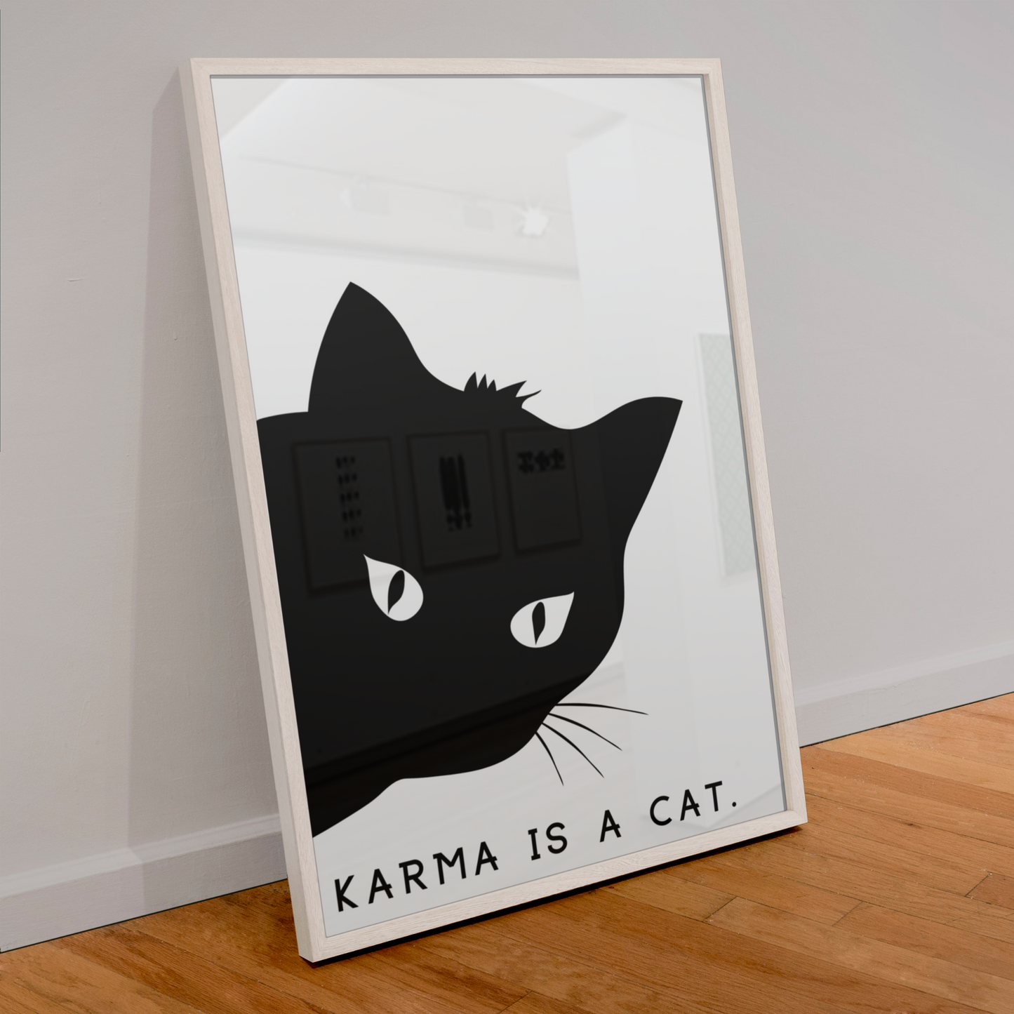 KARMA IS A CAT BLACK