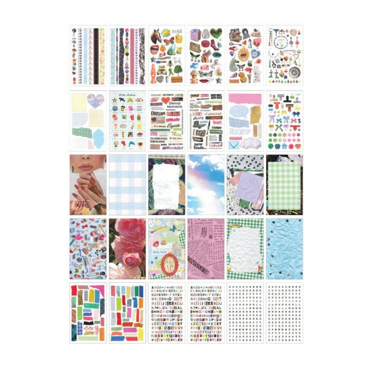 Carnet de stickers Dreamworld Junk Journal