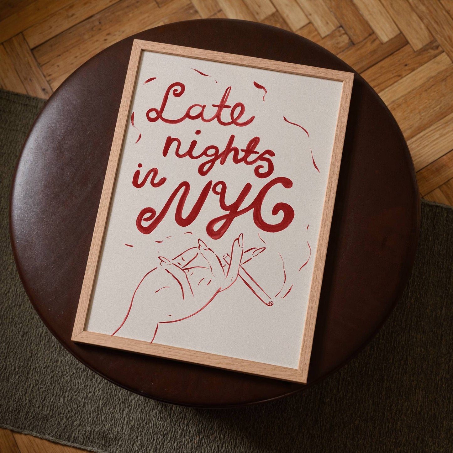 Affiche A3 - LATE NIGHTS IN NYC