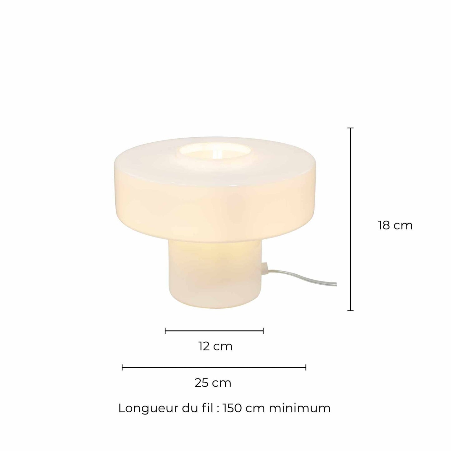 Lampe Rétro - Blanc