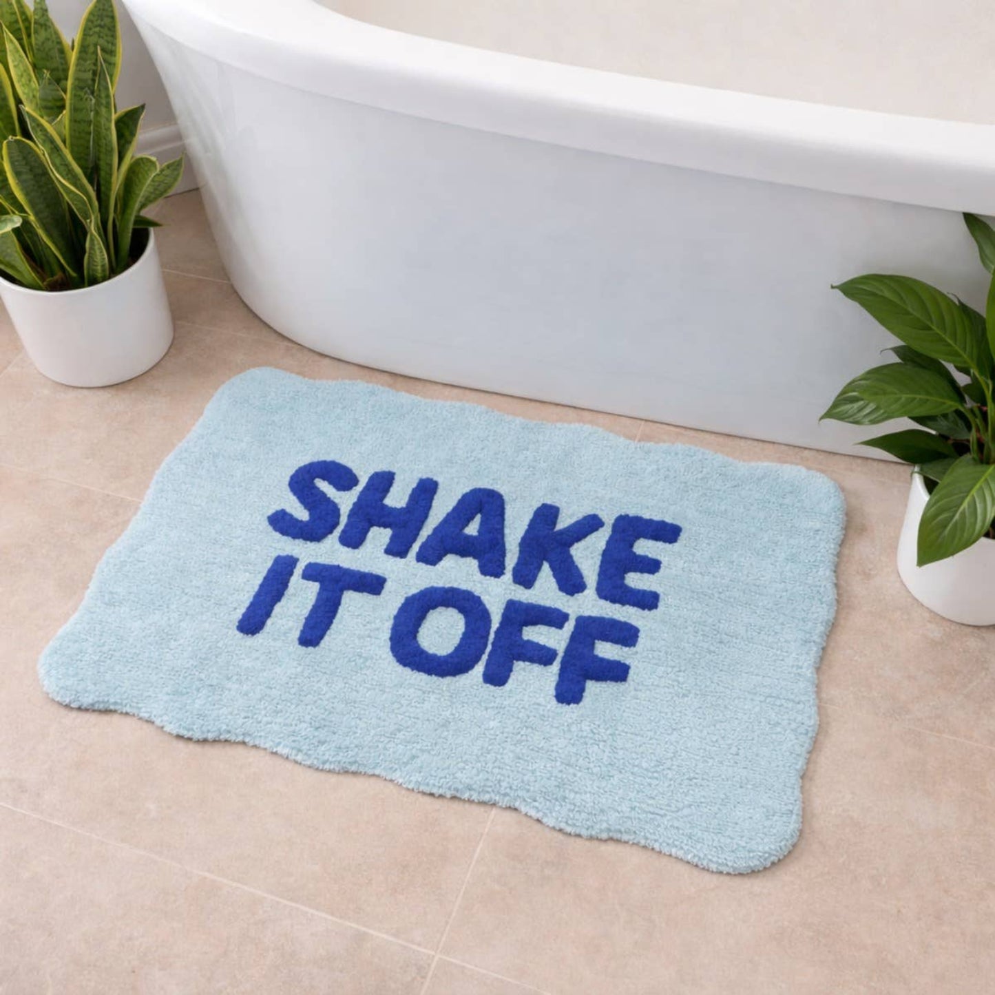 Tapis de Bain Shake It Off - Bleu