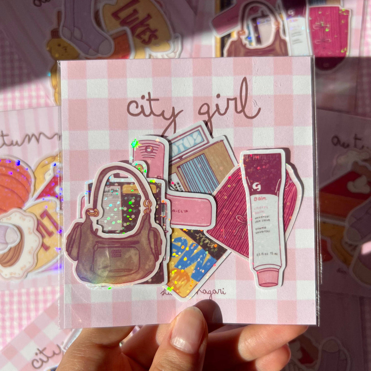 Pack d'autocollants City Girl