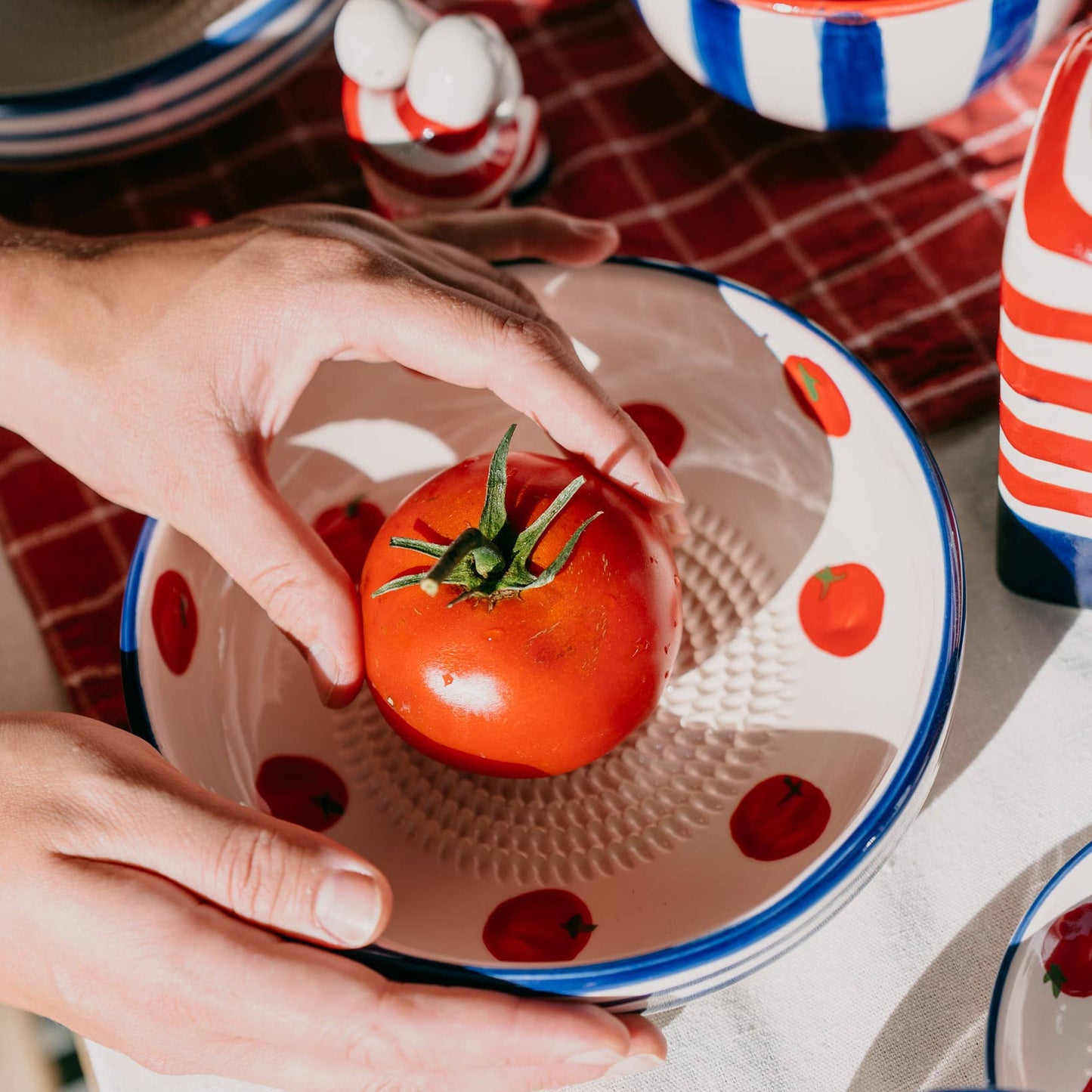 Assiette Râpe en céramique - Grand modèle